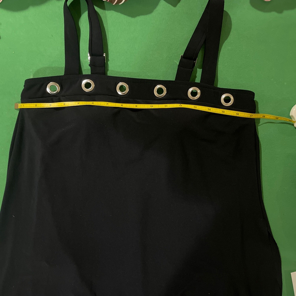 Magicsuit Black One Piece Swimsuit Silver Grommets US 10 - Picture 13 of 15